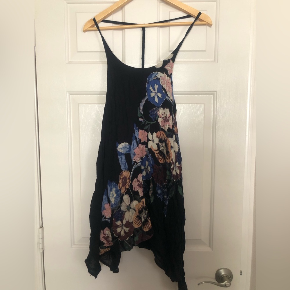O’Neill Womens Jumper Dress  Size Small Spaghetti Straps Bohemian Open Back